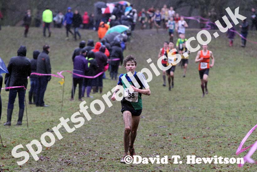 No 38 under-15 boys Northern Cross Country Champs, Knowsley Safari Park. Photo: David T. Hewitson/Sports for All Pics